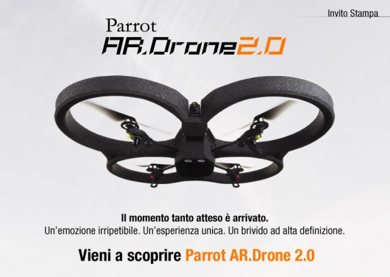 iPhoneItalia prova in anteprima il nuovo Parrot AR.Drone 2.0 – Esclusiva