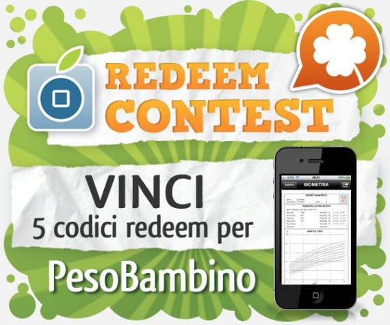 CONTEST: vinci 5 codici redeem per PesoBambino [VINCITORI]