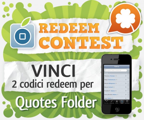 CONTEST: vinci 2 codici redeem per Quotes Folder [VINCITORI]