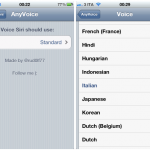 AnyVoice, cambia voce e accento a Siri – Cydia