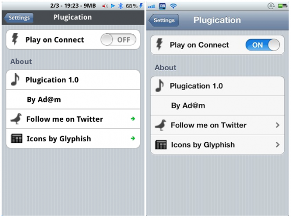 Plugication: disponibile il tweak per riprendere la riproduzione della musica dopo aver connesso le cuffie – Cydia