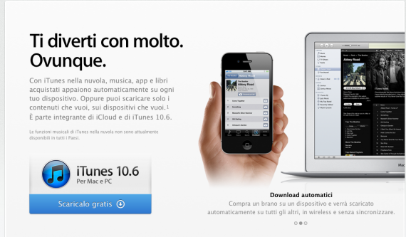 Apple rilascia iTunes 10.6!