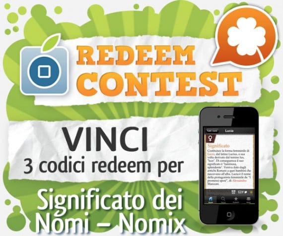 CONTEST: vinci 3 codici redeem per Significato dei Nomi – Nomix [VINCITORI]