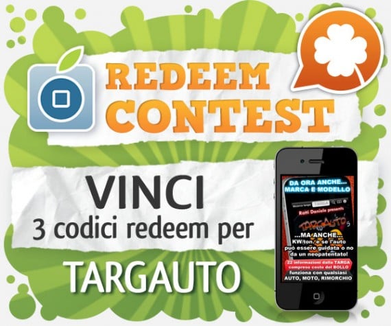 CONTEST: vinci 3 codici redeem per TargAuto [VINCITORI]