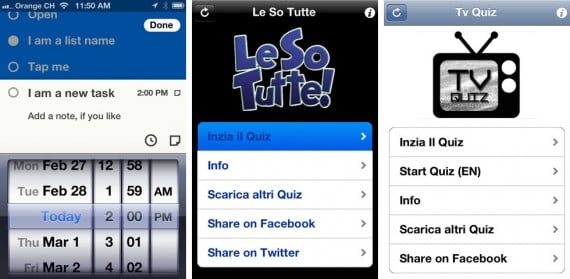 iPhoneItalia Quick Review: Le So Tutte Quiz, TV Quiz e Steps