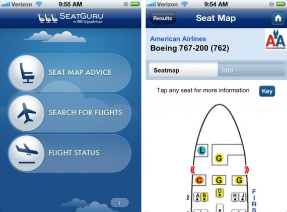 SeatGuru, l’applicazione per trovare i sedili più “comodi” sui voli nazionali o internazionali