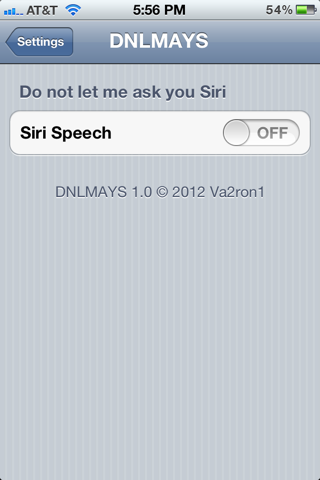 DNLMAYS: Siri, non chiedere! – Cydia