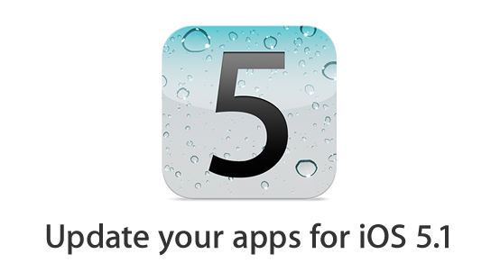 Apple chiede agli sviluppatori di aggiornare le proprie applicazioni per iOS 5.1