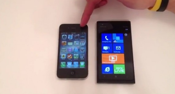 Lumia 900 contro iPhone 4S: ecco il primo confronto