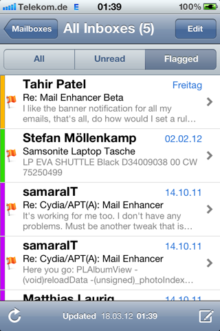 Mail Enhancer Pro, il tweak che migliora l’applicazione Mail sotto diversi aspetti – Cydia