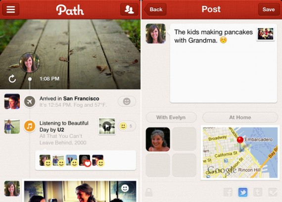 Path, il giornale intelligente per iPhone, si aggiorna alla versione 2.1 con l’integrazione di Nike+ e l’introduzione del Music Match