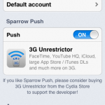 Sparrow Push, il tweak che aggiunge le notifiche push a Sparrow per iPhone – Cydia