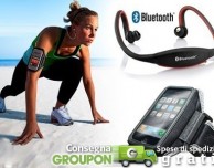 Su Groupon in offerta le cuffie Bluetooth Sport e la fascia da braccio per iPhone e iPod a meno di 30€!
