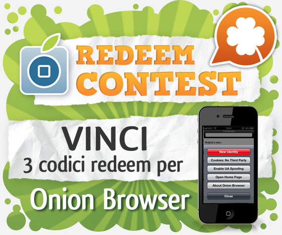 CONTEST: vinci 3 codici redeem per Onion Browser [VINCITORI]