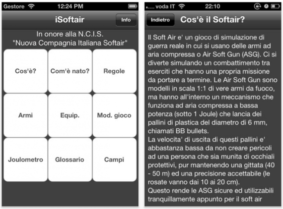 iSoftair, arriva su App Store l’applicazione dedicata al Softair