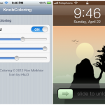 KnobColoring, personalizza il colore dello slide to unlock – Cydia
