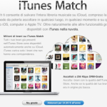 iTunes Match sbarca finalmente in Italia e Apple lo annuncia attraverso l’aggiornamento dei Termini e delle Condizioni!