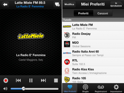 TuneIn Radio e TuneIn Radio Pro: disponibile nuovo aggiornamento su App Store