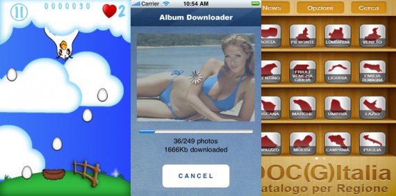 iPhoneItalia Quick Review: Album Downloader Free , DOCG e Save The Eggs