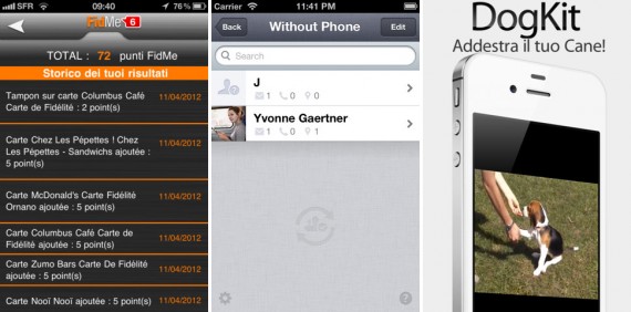 iPhoneItalia Quick Review: Dedupe, DogKit e FidMe