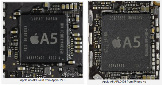 Il processore A5 single-core della nuova Apple TV è basato in realtà su una struttura dual-core
