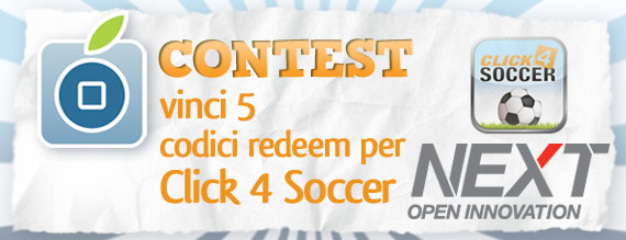 CONTEST: vinci 5 codici redeem per Click 4 Soccer [VINCITORI]