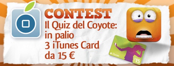 CONTEST Il Quiz del Coyote: in palio 3 iTunes Card da 15 € [VINCITORI]