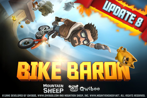 Bike Baron si aggiorna con un nuovo personaggio, 3 livelli inediti ed altre importanti novità