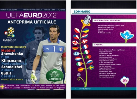Disponibile l’applicazione ufficiale UEFA EURO 2012