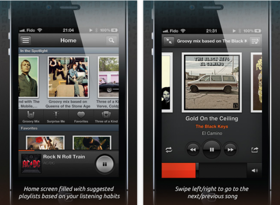 Groove 2, un player musicale alternativo per iPhone