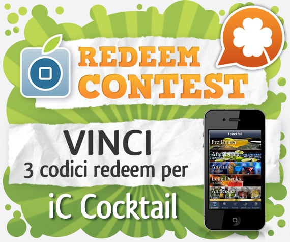 CONTEST: vinci 3 codici redeem per iC Cocktail [VINCITORI]