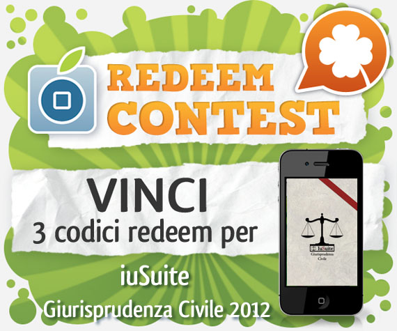 CONTEST: vinci 3 codici redeem per iuSuite – Giurisprudenza Civile 2012 [VINCITORI]