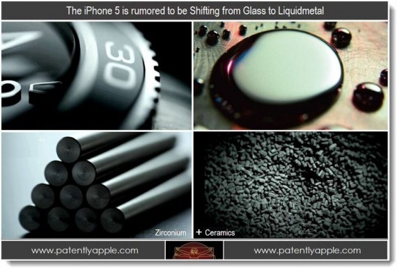 iPhone 5: Apple abbandonerà il vetro per il liquidmetal?