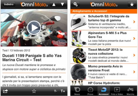 Dopo OmniAuto, ecco le applicazioni della Edimotive OmniMoto.it e OmniFurgone.it