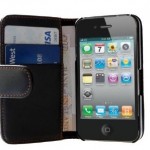 Angolo del risparmio: custodia-portafoglio in cuoio per iPhone 4/4S al prezzo di 16€