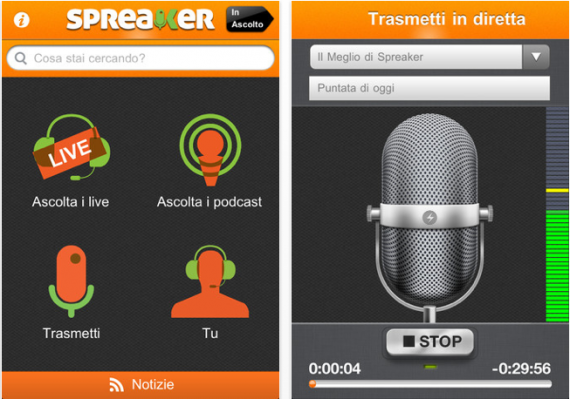 Spreaker si aggiorna e consente di creare i podcast direttamente da iPhone