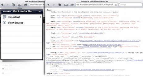 Come visualizzare il codice sorgente di una pagina web su Mobile Safari – Cydia