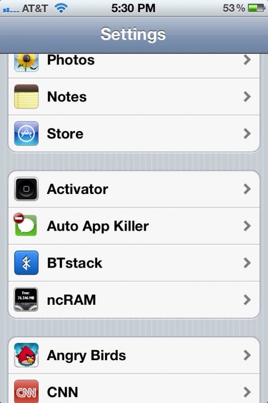 Auto App Killer chiude automaticamente le app quando la RAM è scarsa – Cydia