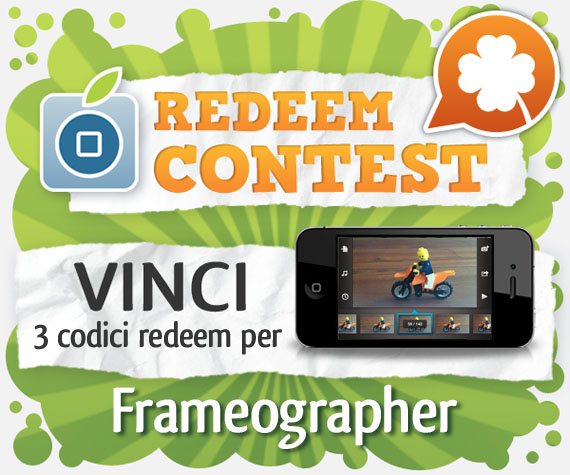 CONTEST: vinci 3 codici redeem per Frameographer [VINCITORI]