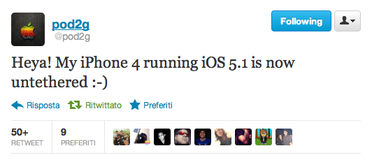 Pod2G: ho eseguito il jailbreak untethered del mio iPhone 4 con iOS 5.1