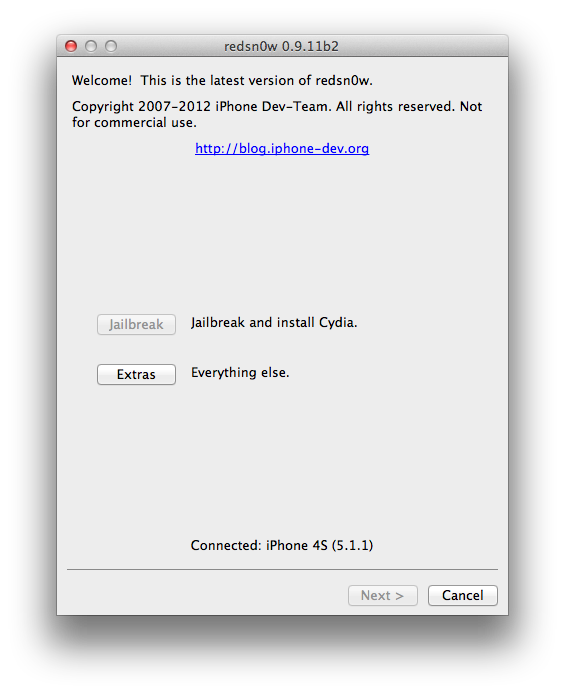 Il Dev-Team aggiorna nuovamente Redsn0w risolvendo il problema con il downgrade ad iOS 5.0.1 (9A406)