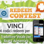 CONTEST: vinci 3 codici redeem per Traduttore Vocale con Realtà Aumentata [VINCITORI]