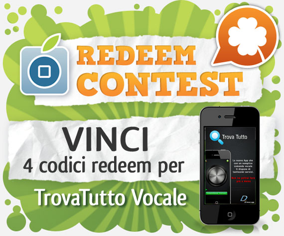 CONTEST: vinci 4 codici redeem per TrovaTutto Vocale [VINCITORI]