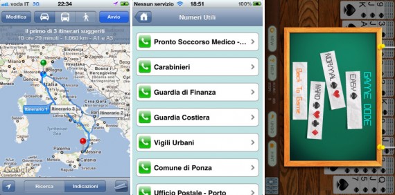 IPhoneItalia Quick Review: Spider Solitaire-i, StrettoMessinaPRO e iPonza Guida Gratuita