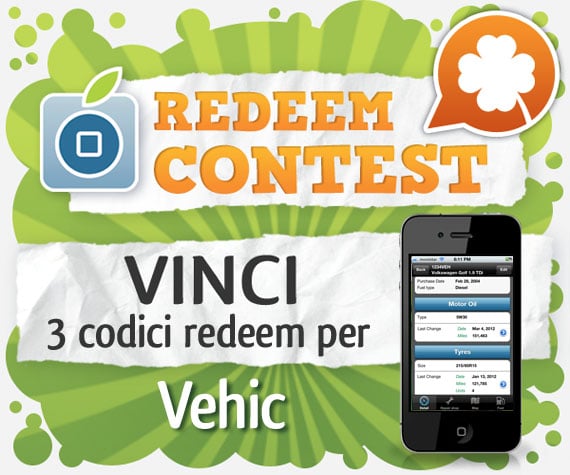 CONTEST: vinci 3 codici redeem per Vehic [VINCITORI]