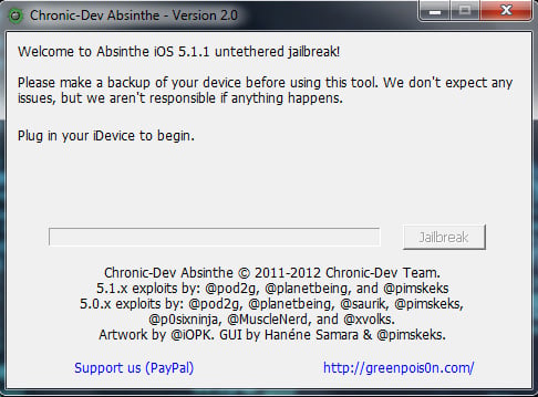 Come eseguire il jailbreak untethered di iOS 5.1.1 con Absinthe 2.0 su iPhone 3GS, iPhone 4 e iPhone 4S – Guida