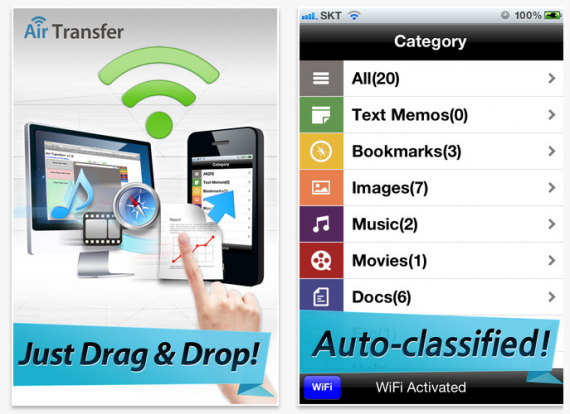 Air Transfer: trasferimento facile dei file tra Mac ed iPhone