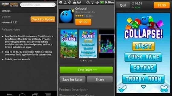 Test Drive, un’idea da Amazon per l’App Store