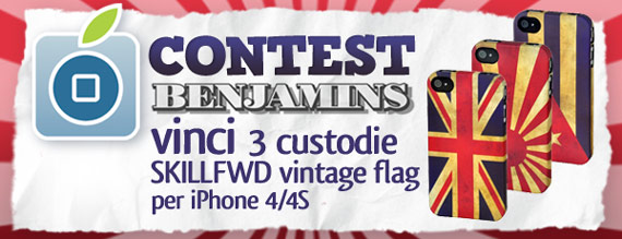 CONTEST Benjamins: in palio tre custodie SKILLFWD vintage flag per iPhone 4/4S [VINCITORI]