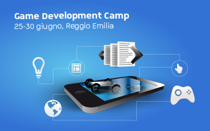 Game Development Camp a Reggio Emilia dal 25 al 30 giugno
